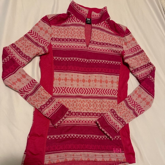 Helly Hansen Tops - Like New Helly Hanson merino wool 1/4 zip top